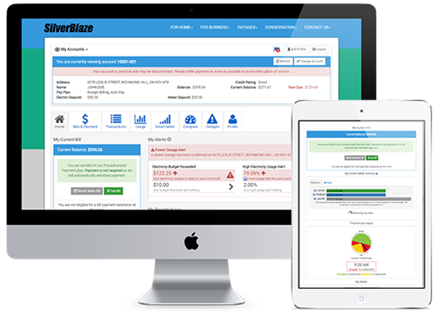 screenshot of SilverBlaze Customer Portal